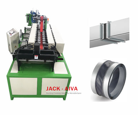 آلة موصل القناة المرنة HVAC 40mm GI STEEL 3500x1300x1300mm